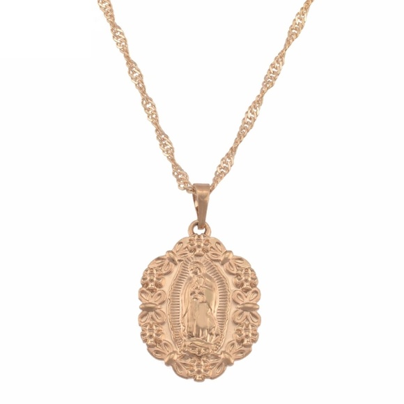 gold plated religious pendant - Picture 3 of 5